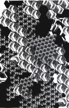 art print black and white serigraphy